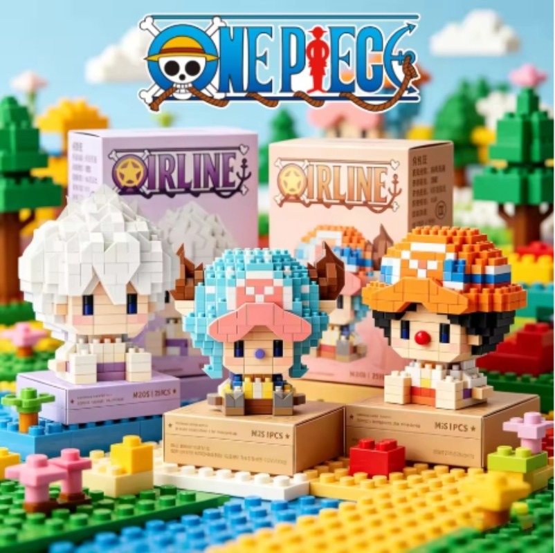 Building Block Mini - 원피스 태양신 니카 루피 마이크로 빌딩