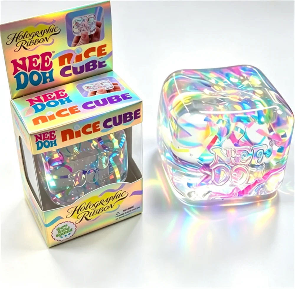 Fidget Cube Original - 2026년형 뉴 니도(NeeDoh) 미니 4개입 큐브