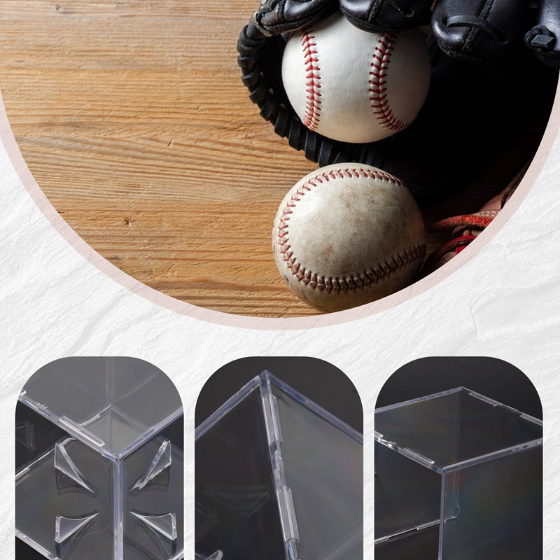 4Pcs 야구 디스플레이 케이스, UV 보호 방진 아크 - Display Case Acrylic 리뷰 및 가격