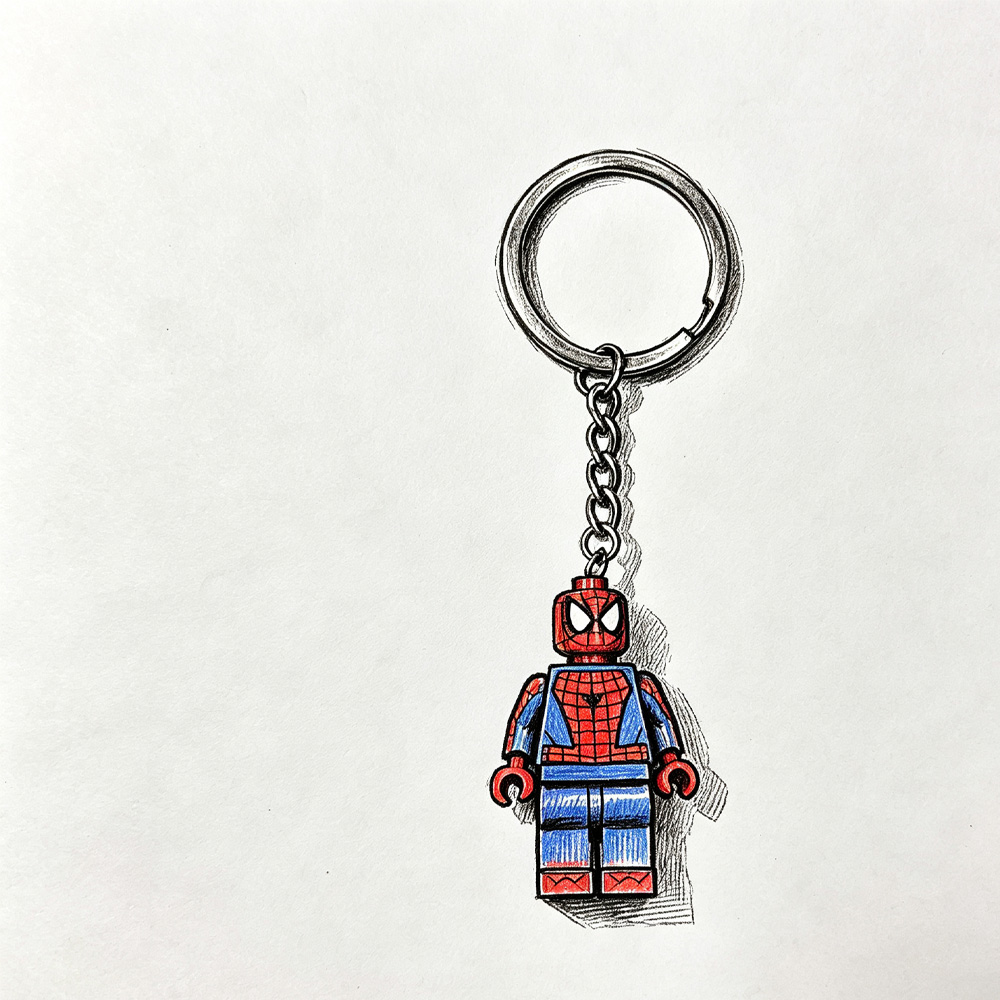 귀여운 스파이더맨, 아이언맨 블록 키링, 미니 액션 피 - Building Block Mini 리뷰 및 가격
