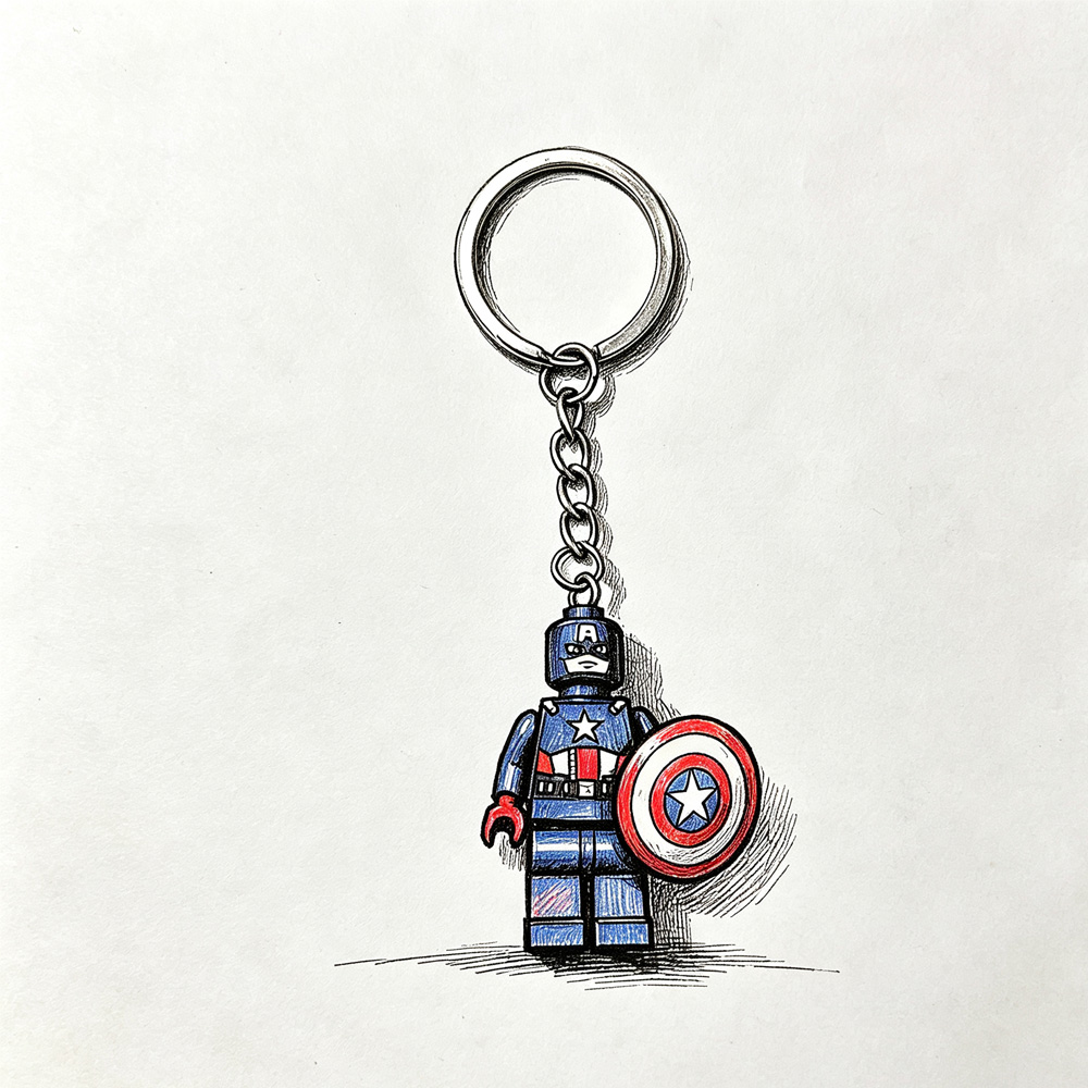 귀여운 스파이더맨, 아이언맨 블록 키링, 미니 액션 피 - Building Block Mini 리뷰 및 가격