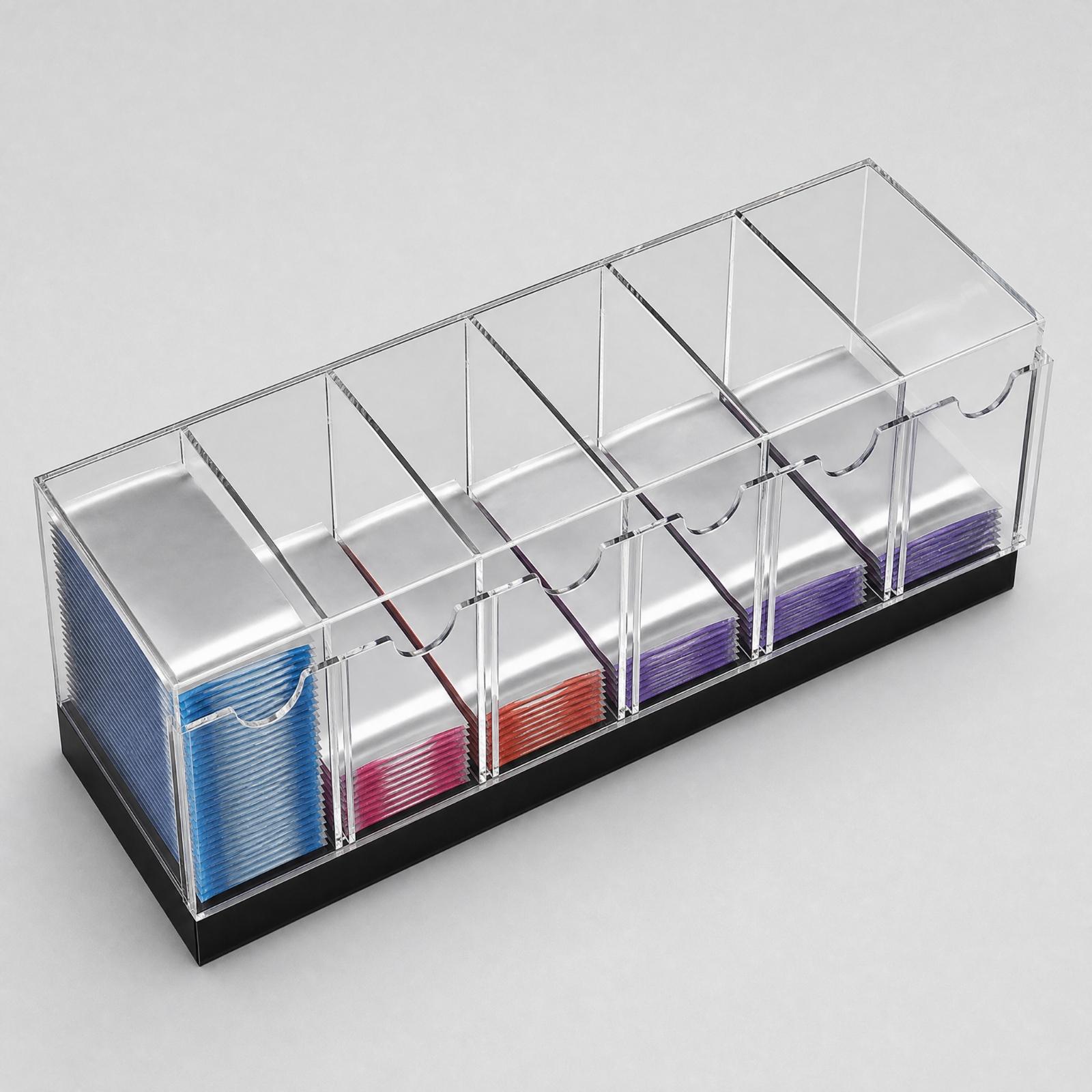 카드 팩 보관 및 전시용 아크릴 정리대, 6칸 분리형  - Display Case Acrylic 리뷰 및 가격