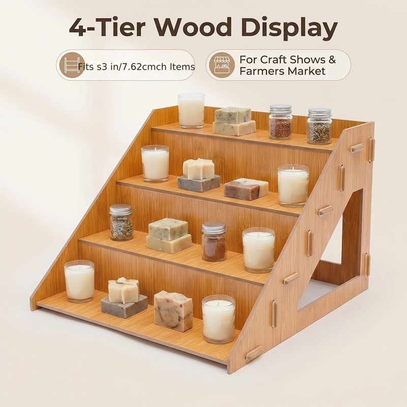 나무 재질의 진열대, 농산물 직판회 및 공예 박람회용  - Pop Display Shelf 리뷰 및 가격